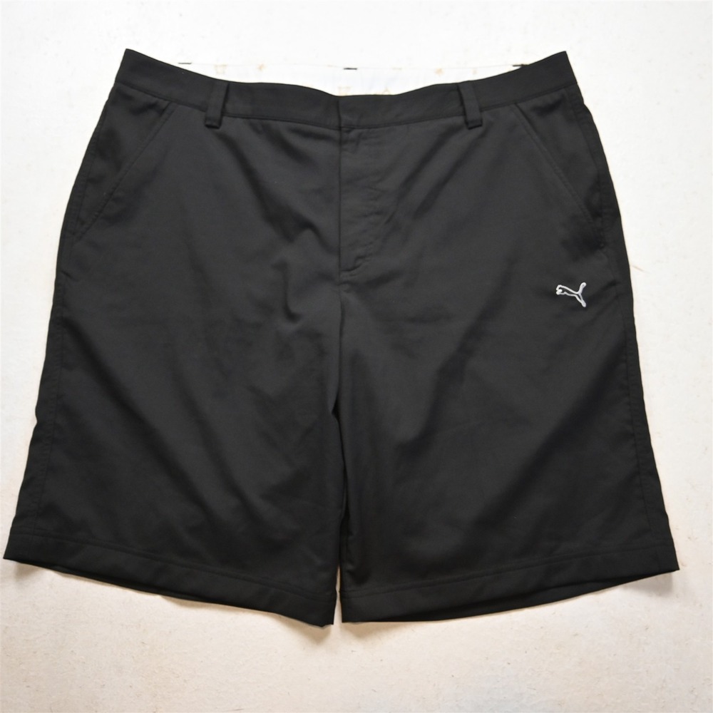 Puma 40x11" Black Flat Front Cell Performance Golf Mens Shorts